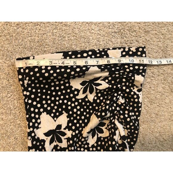 Brand New Anthropologie Porridge Ruched Knit Black & White Mini Skirt XS - Picture 8 of 10